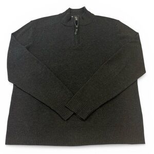 Smartwool Men's Black Half-Zip Sweater EUC